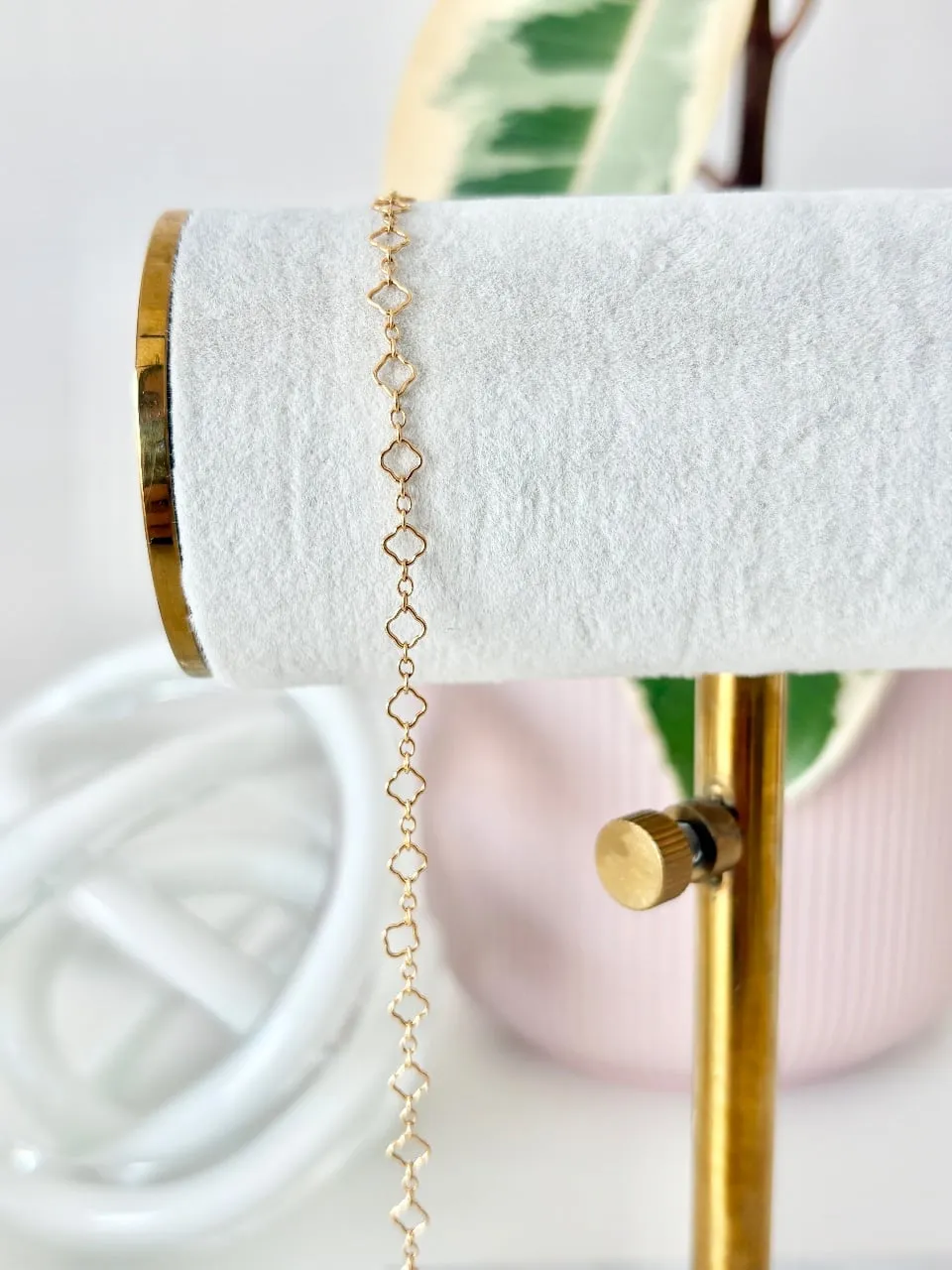 14k Gold Fill Clover Chain — permanent jewellery chain