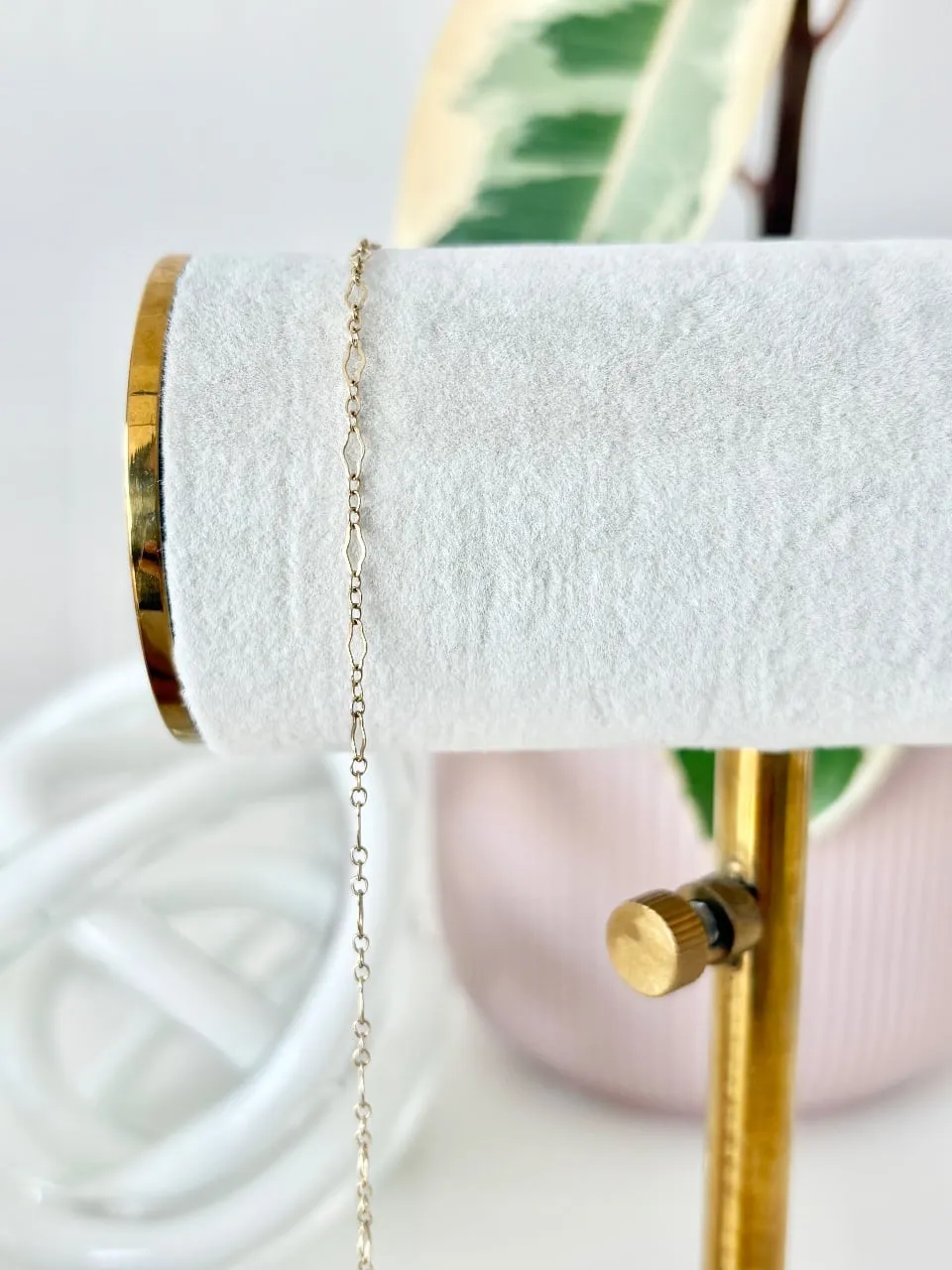 14k Gold Moroccan Long Short Chain — permanent jewellery chain