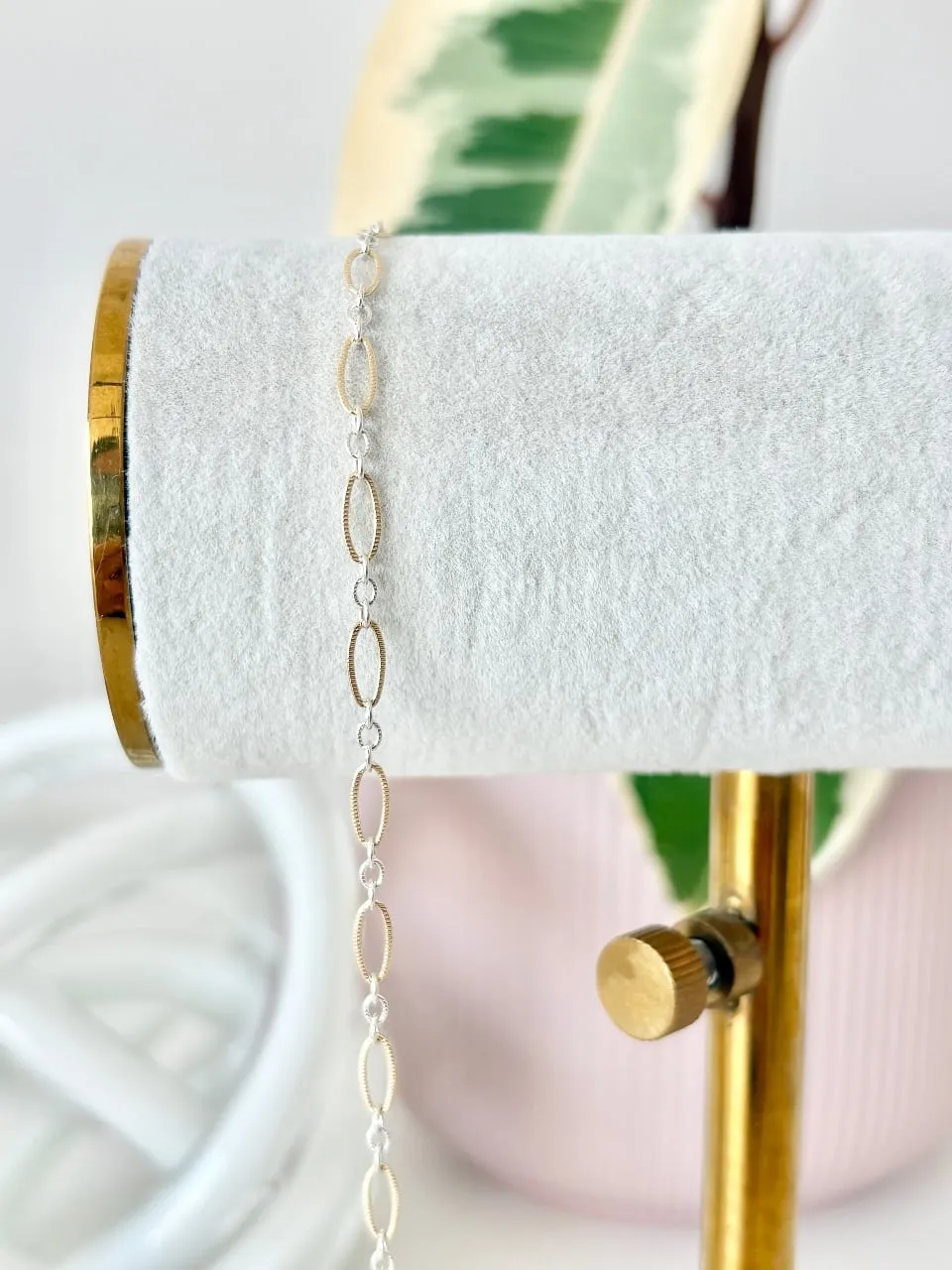 Sterling Silver & 14k Gold Fill Long Short Chain — permanent jewellery chain