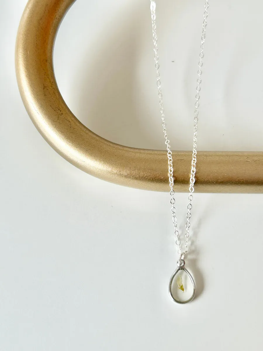White Petal Necklace — handmade by Dirty Bird Jewellery