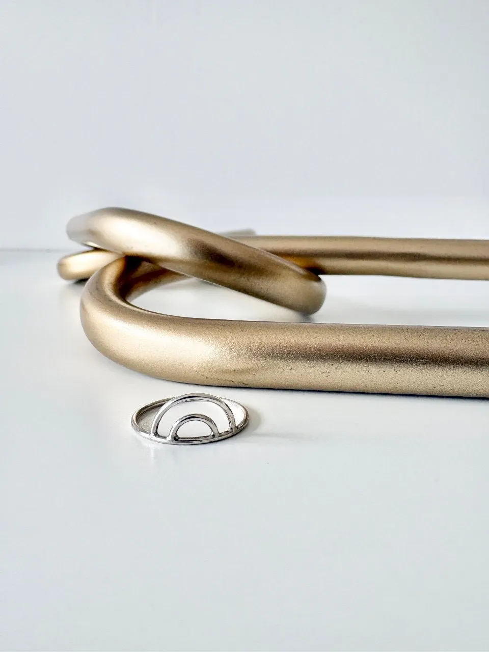 Sunrise Stacking Ring Size 7 — handmade by Dirty Bird Jewellery