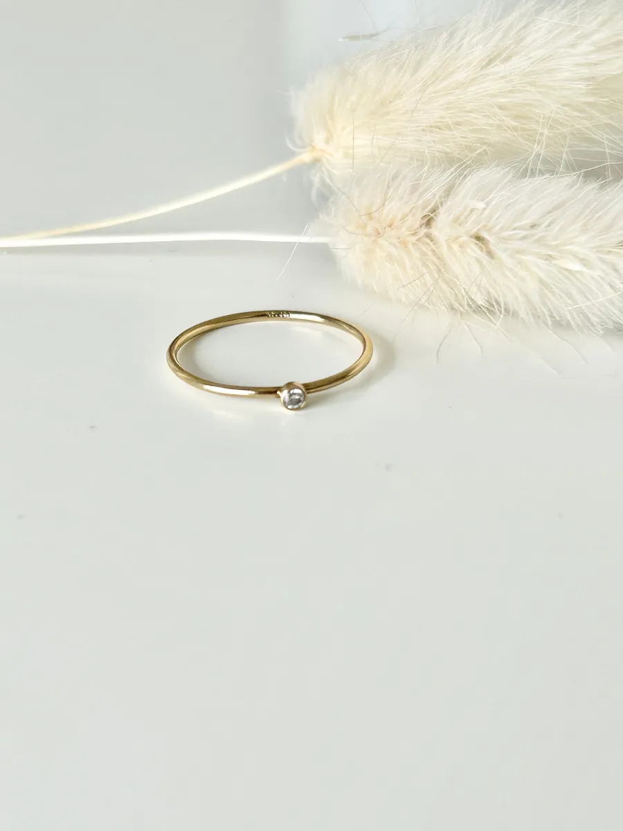 Gold Filled Stacking Ring — handmade by Dirty Bird Jewellery